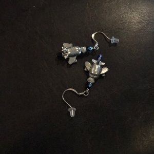 Airplane earrings